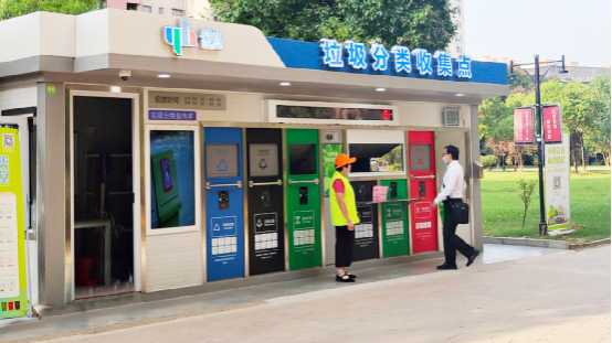 華展貓先生，垃圾分類運營，社區(qū)垃圾分類房