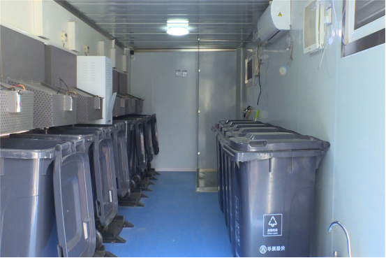 華展貓先生，智能垃圾分類房，垃圾分類收集點(diǎn)，垃圾房?jī)?nèi)部