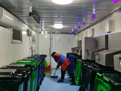 貓先生智能垃圾房，社區(qū)垃圾分類站，小區(qū)垃圾集中投放點生產(chǎn)廠家