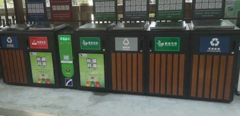 貓先生智能垃圾分類亭，定時(shí)定點(diǎn)垃圾收集點(diǎn) ，垃圾亭生產(chǎn)廠家