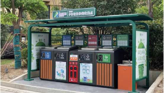 貓先生智能垃圾分類亭價格，定時定點垃圾收集點 ，垃圾亭生產(chǎn)廠家
