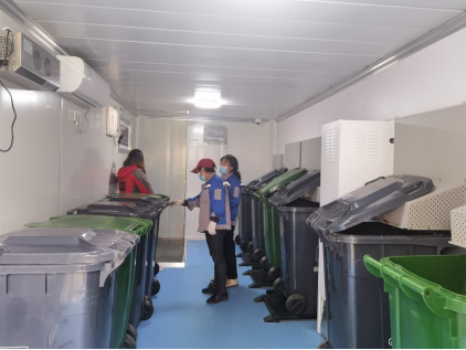 貓先生分類智能垃圾房，小區(qū)智能垃圾房，垃圾分類投放點