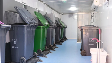 智能垃圾房,垃圾收集清潔屋,小區(qū)垃圾分類點建設生產廠家