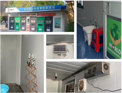 江蘇智能分類垃圾房，清潔小屋，垃圾分類收集站生產(chǎn)廠家